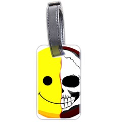 Skull Behind Your Smile Luggage Tags (two Sides) by BangZart