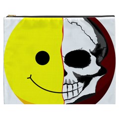 Skull Behind Your Smile Cosmetic Bag (xxxl)  by BangZart