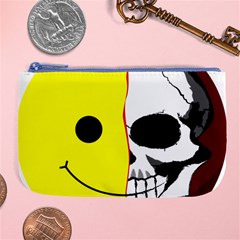 Skull Behind Your Smile Large Coin Purse