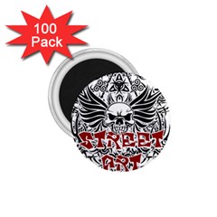 Tattoo Tribal Street Art 1 75  Magnets (100 Pack)  by Valentinaart