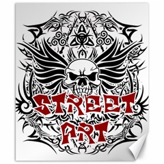 Tattoo Tribal Street Art Canvas 8  X 10  by Valentinaart