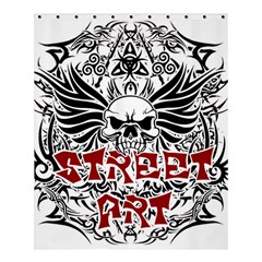 Tattoo Tribal Street Art Shower Curtain 60  X 72  (medium)  by Valentinaart