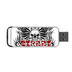 Tattoo Tribal Street Art Portable Usb Flash (one Side) by Valentinaart