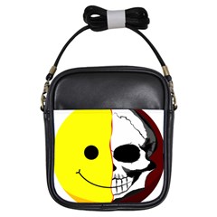 Skull Behind Your Smile Girls Sling Bags by BangZart