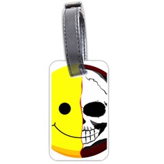 Skull Behind Your Smile Luggage Tags (one Side)  by BangZart