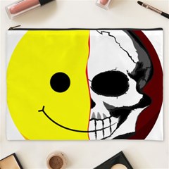 Skull Behind Your Smile Cosmetic Bag (xxxl)  by BangZart