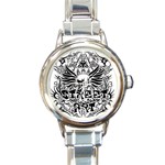 Tattoo tribal street art Round Italian Charm Watch Front