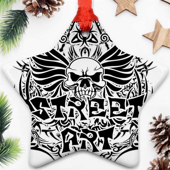 Tattoo tribal street art Ornament (Star)