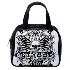 Tattoo tribal street art Classic Handbags (One Side)