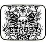 Tattoo tribal street art Double Sided Fleece Blanket (Mini)  35 x27  Blanket Front