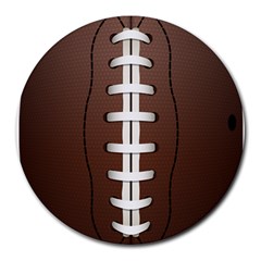 Football Ball Round Mousepads by BangZart