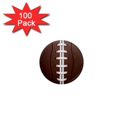 Football Ball 1  Mini Magnets (100 Pack)  by BangZart