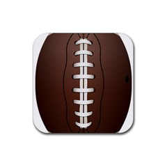 Football Ball Rubber Coaster (square)  by BangZart