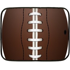 Football Ball Fleece Blanket (mini) by BangZart