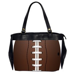 Football Ball Office Handbags (2 Sides)  by BangZart