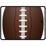 Football Ball Fleece Blanket (Large)  80 x60  Blanket Front