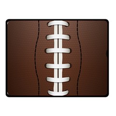 Football Ball Fleece Blanket (small) by BangZart