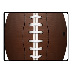 Football Ball Double Sided Fleece Blanket (small)  by BangZart