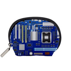 Classic Blue Computer Mainboard Accessory Pouches (small)  by BangZart