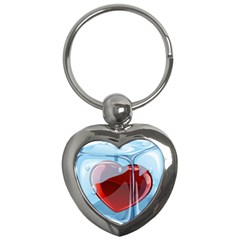 Heart In Ice Cube Key Chains (heart)  by BangZart