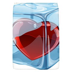 Heart In Ice Cube Flap Covers (s)  by BangZart