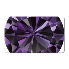 Amethyst Magnet (rectangular) by BangZart