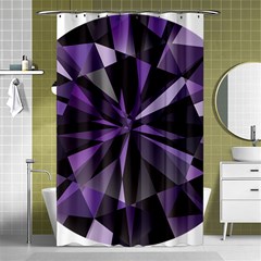 Amethyst Shower Curtain 48  X 72  (small)  by BangZart