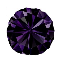 Amethyst Standard 15  Premium Round Cushions by BangZart