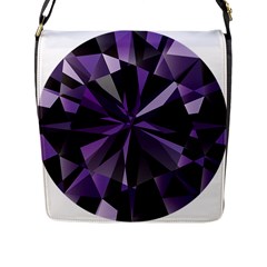 Amethyst Flap Messenger Bag (l)  by BangZart