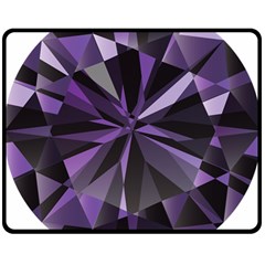 Amethyst Double Sided Fleece Blanket (medium)  by BangZart