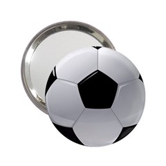 Soccer Ball 2 25  Handbag Mirrors by BangZart