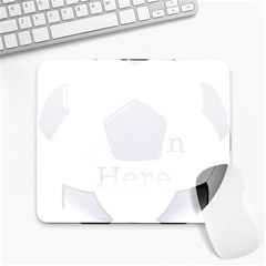 Soccer Ball Large Mousepads by BangZart