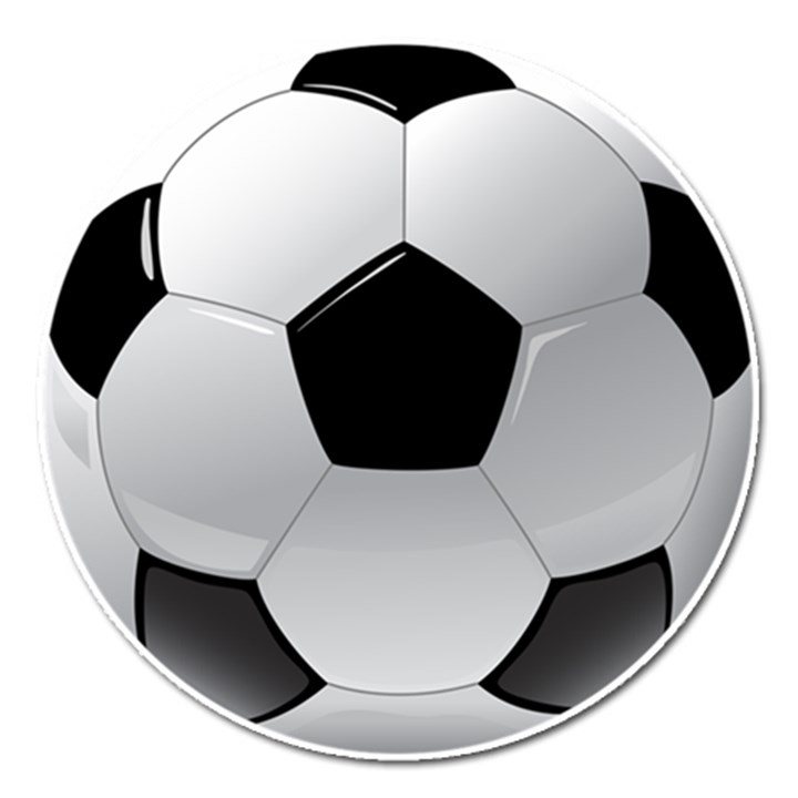 Soccer Ball Magnet 5  (Round)