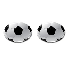 Soccer Ball Cufflinks (oval) by BangZart