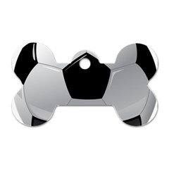 Soccer Ball Dog Tag Bone (two Sides) by BangZart