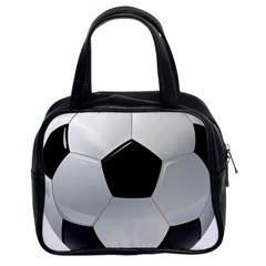 Soccer Ball Classic Handbags (2 Sides) by BangZart