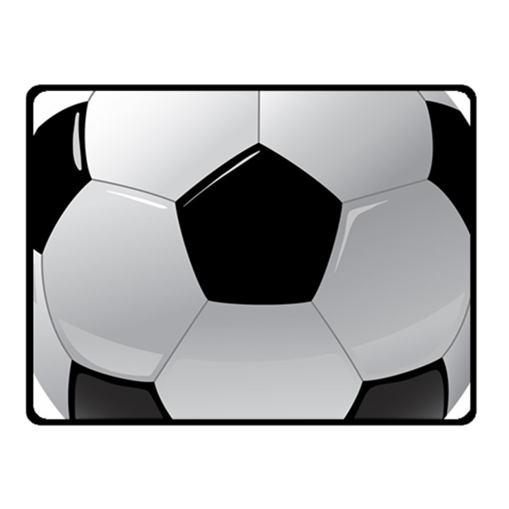 Soccer Ball Fleece Blanket (Small)