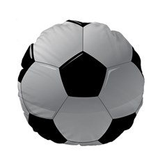 Soccer Ball Standard 15  Premium Round Cushions by BangZart