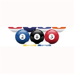 Racked Billiard Pool Balls Large Bar Mats by BangZart