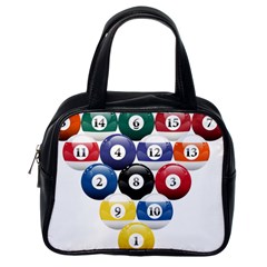 Racked Billiard Pool Balls Classic Handbags (one Side) by BangZart