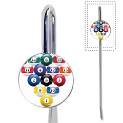 Racked Billiard Pool Balls Book Mark by BangZart