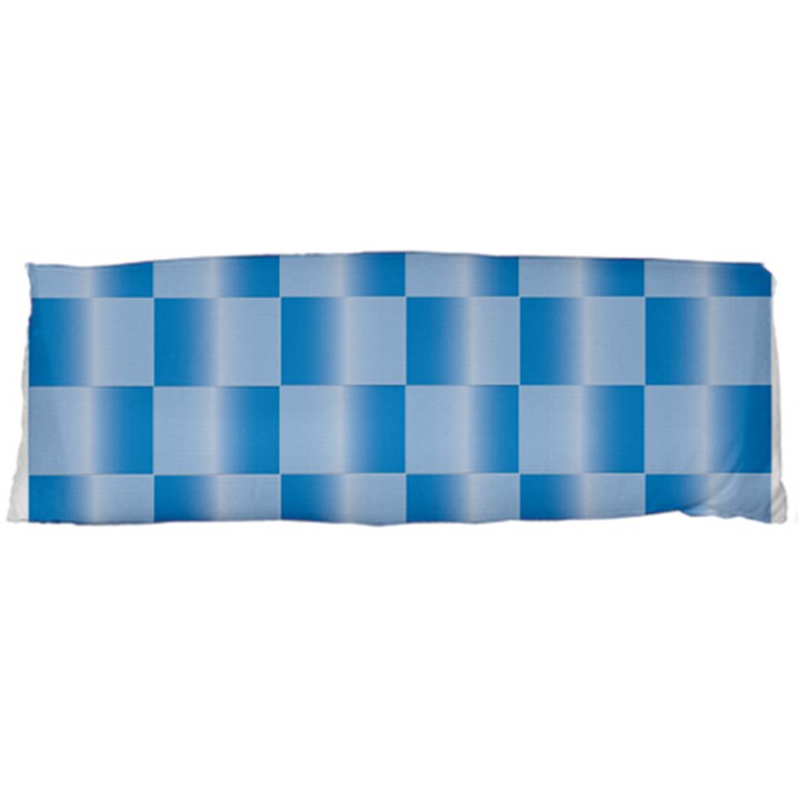 Blue Plaided Pattern Body Pillow Case (Dakimakura)