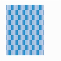 Blue Plaided Pattern Large Garden Flag (two Sides)