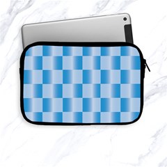 Blue Plaided Pattern Apple Ipad Mini Zipper Cases