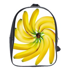 Bananas Decoration School Bags(large)  by BangZart