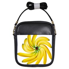 Bananas Decoration Girls Sling Bags by BangZart