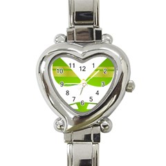 Green Swimsuit Heart Italian Charm Watch by BangZart