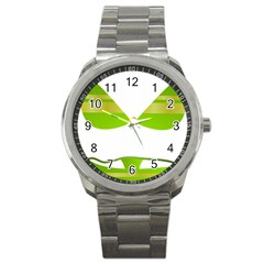 Green Swimsuit Sport Metal Watch by BangZart