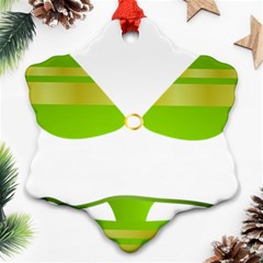 Green Swimsuit Ornament (snowflake) by BangZart