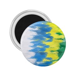 Brazil Colors Pattern 2.25  Magnets